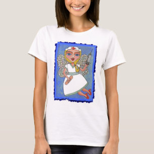 Blond sjuksköterskafe - t-shrt för damRN LPN Tröja