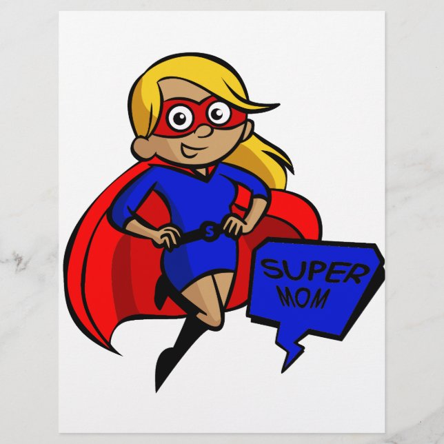 blond super mamma (Framsida)