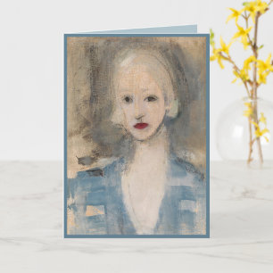 Blond Woman, Helene Schjerfbeck Kort