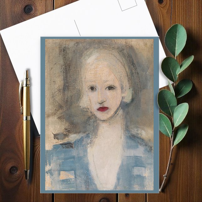 Blond Woman, Helene Schjerfbeck Vykort (Skapare uppladdad)