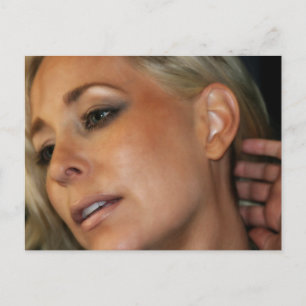 Blond Woman Vykort