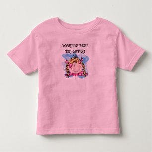 Blond World's Best Big Sister T-shirt