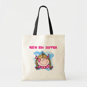 Blonda nya storasysterTshirts och gåvor Tygkasse