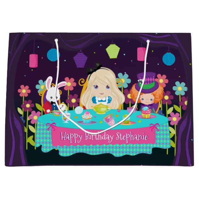 Blonde Alice - Tea Party Large Gift Bag (Framsidan)