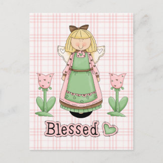 Blonde Angel Vykort
