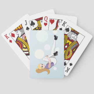 Blonde Anime Girl Casinokort