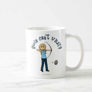Blonde Archery in Blue Kaffemugg