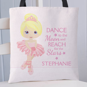 Blonde Ballerina Personlig Tygkasse