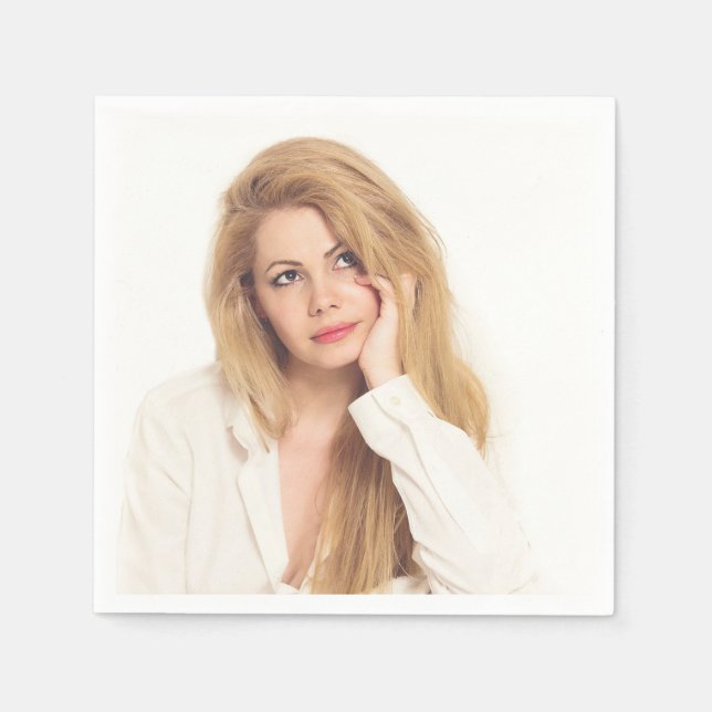 Blonde Beauty Napkins Pappersservett (Framsidan)
