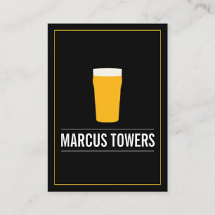 Blonde Beer IPA Brewmaster Visitkort