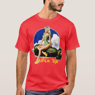 Blonde Bombshell Pin Rockabilly design 1 T Shirt