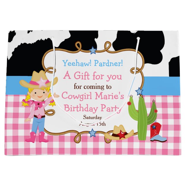 Blonde Cowgirl Western Tack (Framsidan)