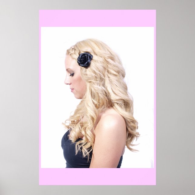 Blonde Curls Poster (Framsidan)