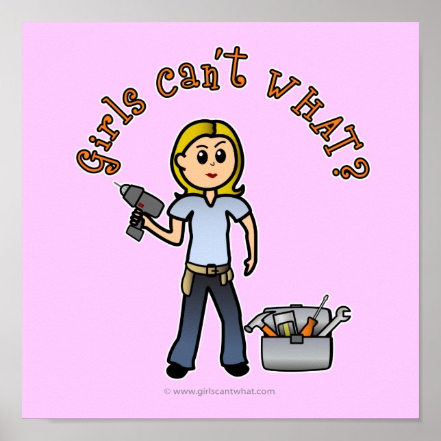 Blonde Do-it-Yourself Diva Poster (Framsidan)