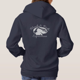 Blonde & Fattig - Hoodie - Vit Logotyp (fram/bak) T Shirt