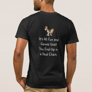 Blonde & Fattig - Manar Shirt - Humor - vit Logoty T