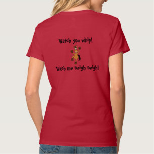 Blonde & Fattig - Neigh Neigh - Svart Logotyp T Shirt