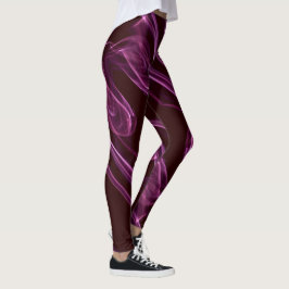 Blonde & Fattig - Patternativ - Vit Logotyp Leggings