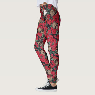 Blonde & Fattig - Patternativ - Vit Logotyp Leggings