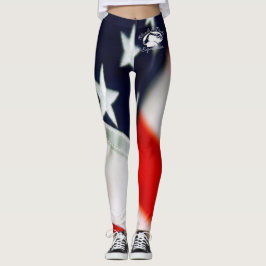 Blonde & Fattig - Patternativ - Vit Logotyp Leggings