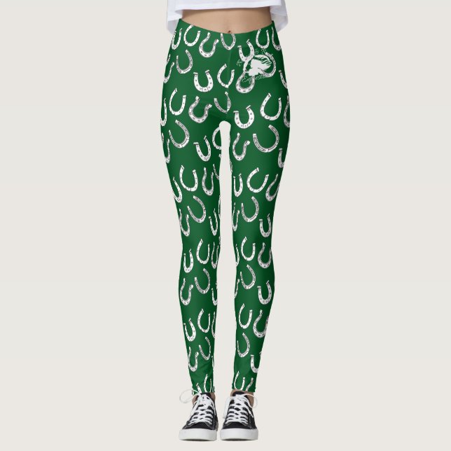 Blonde & Fattig - St. Patrick's Day - Leggings (Framsida)