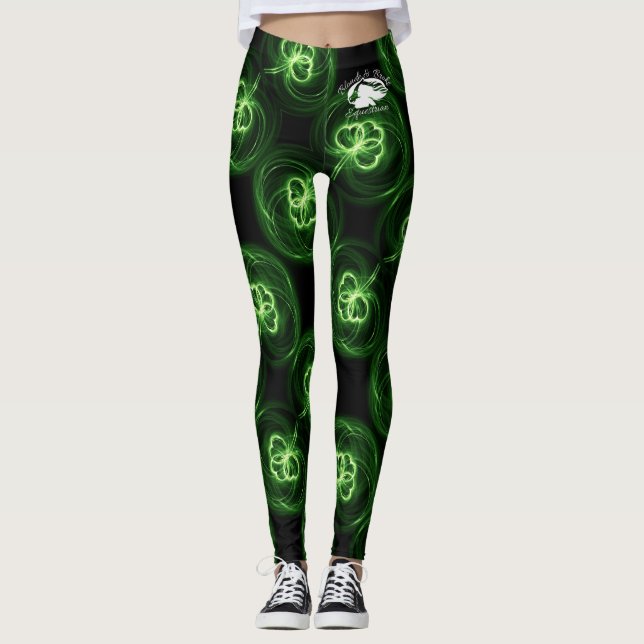 Blonde & Fattig - St. Patrick's Day - Leggings (Framsida)