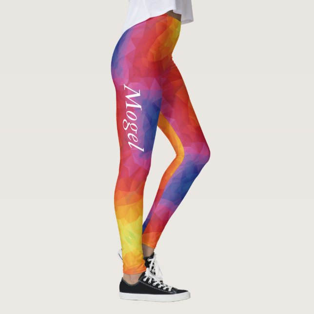 Blonde & Fattigare - Patternerade legeringar - vit Leggings (Höger)
