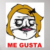 Blonde Female Me Gusta Tecknad Rage Ansikte Meme
