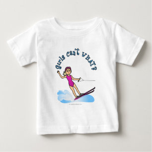 Blonde Female Vatten Skier T-shirt