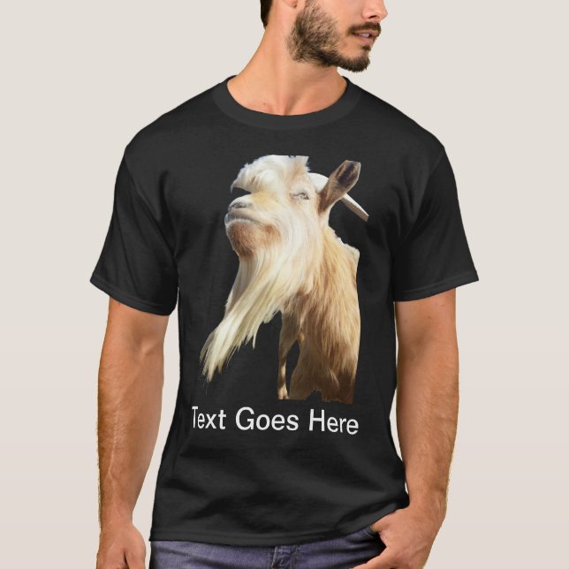 Blonde Goat - Black T-Shirt (Framsida)