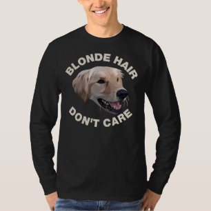 Blonde Hair aktar inte Golden Lab Circle T Shirt