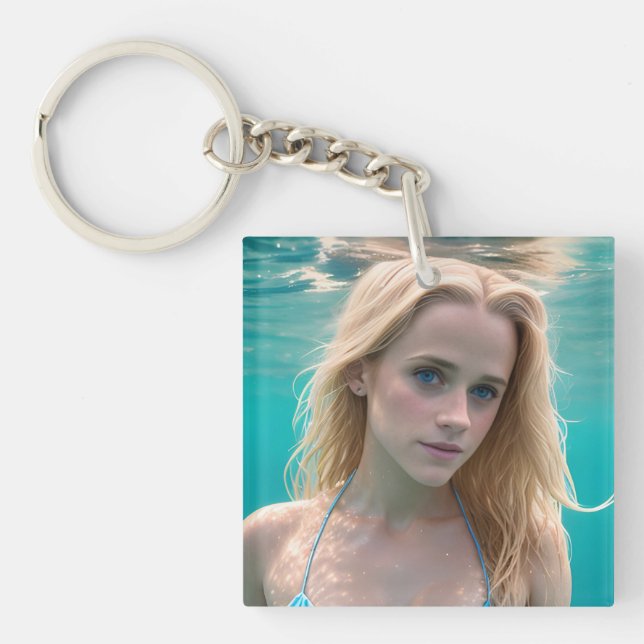 Blonde i Bikini Underwater (Framsidan)