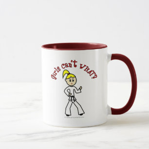 Blonde Karate Girl Mugg