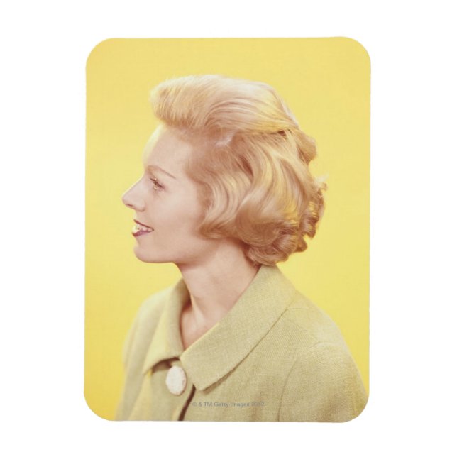 Blonde kvinna 2 magnet (Vertikal)