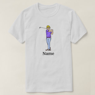 Blonde Male Golfer Par-Tee Boy T-Shirt