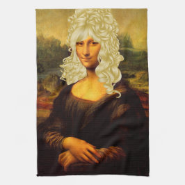 Blonde Mona Lisa Kökshandduk