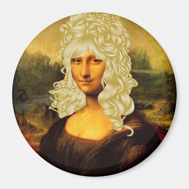 Blonde Mona Lisa Magnet (Framsidan)