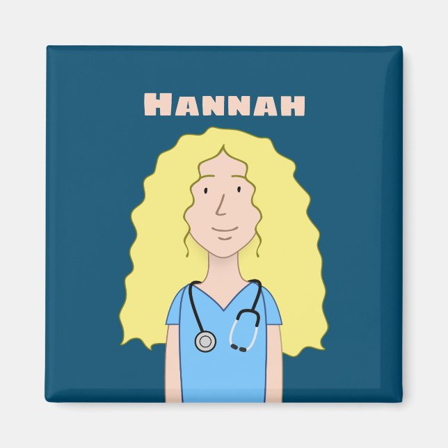 Blonde Nurse Magnet (Framsidan)