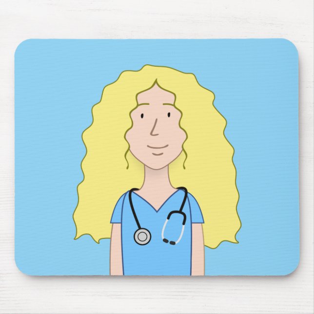 Blonde Nurse Musmatta (Framsidan)