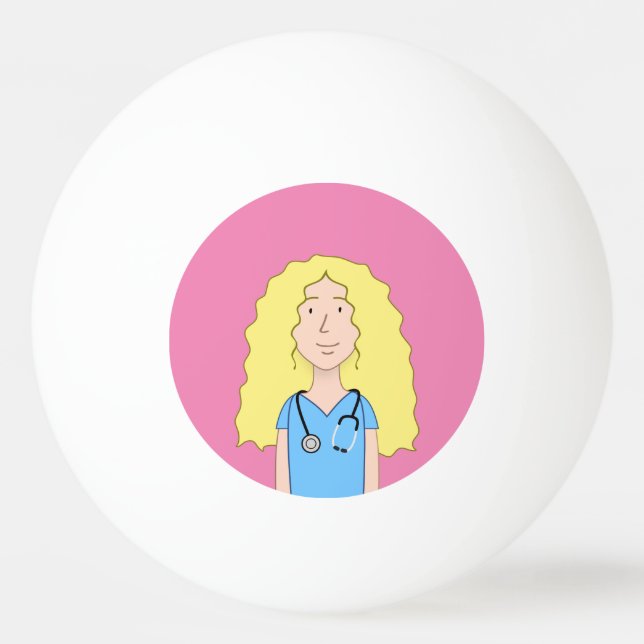 Blonde Nurse Pingisboll (Framsidan)