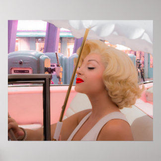 Blonde och 50:an poster