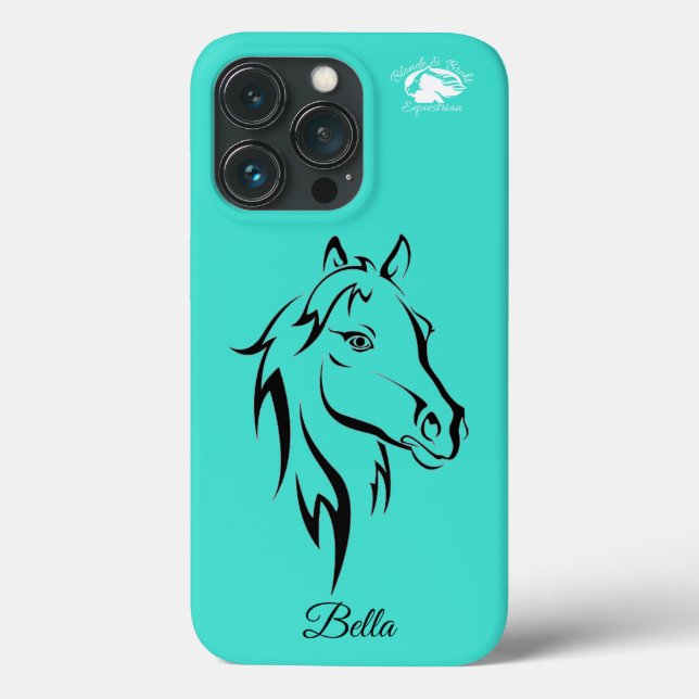 Blonde och Fattig Equestrian - iPhone/iPad-fall (Baksida)