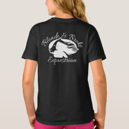 Blonde och Fattig - Kids T-Shirt - Logotyp (endast