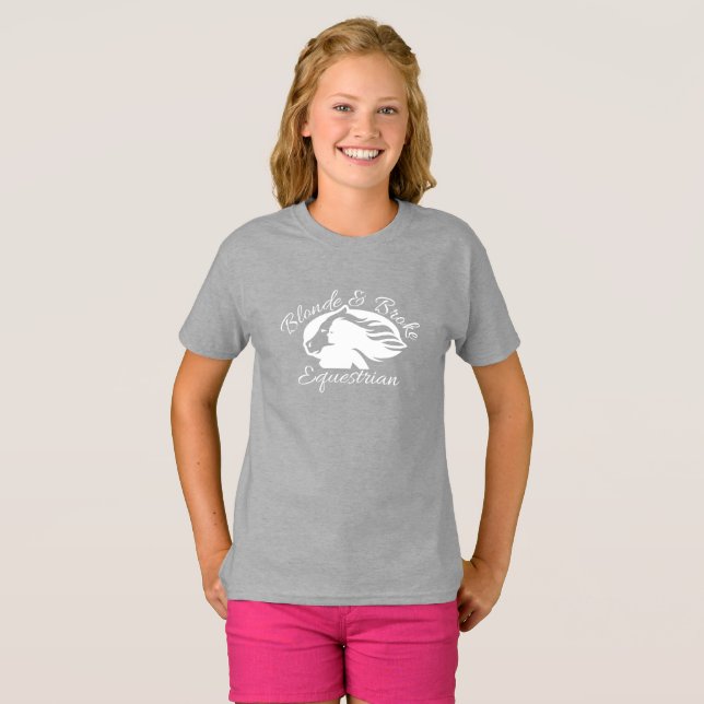 Blonde och Fattig - Kids T-Shirt - Logotyp (endast (Hel framsida)