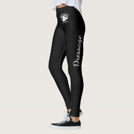 Blonde och Fattig - Skressage - Fast balkar Leggings