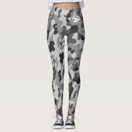 Blonde och Fattiga - Grått Black Camouflage Leggin Leggings