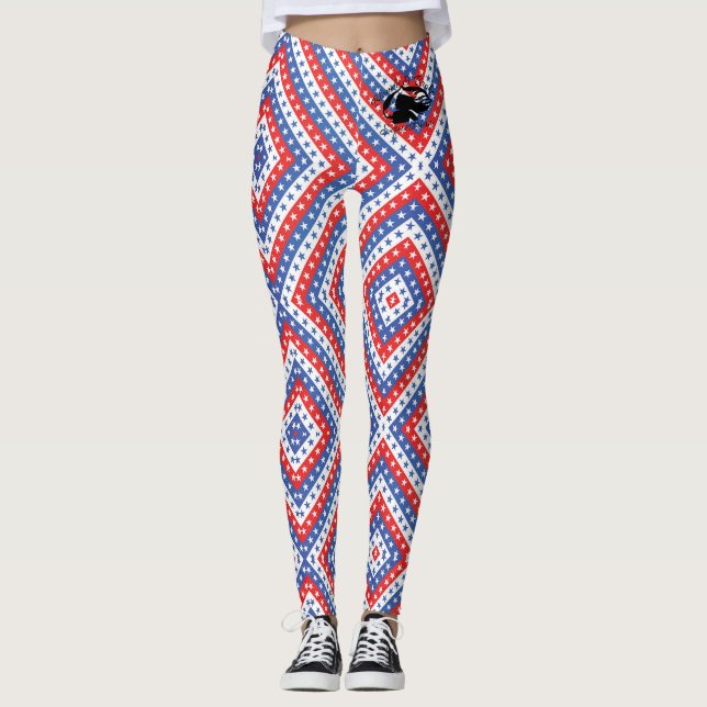 Blonde och Fattiga - Patternerade legeringar - Sva Leggings (Framsida)