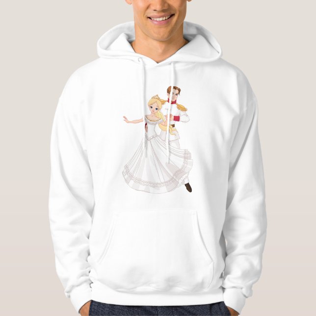 Blonde Princess and Charming Prince Fairytale Hoodie (Framsida)