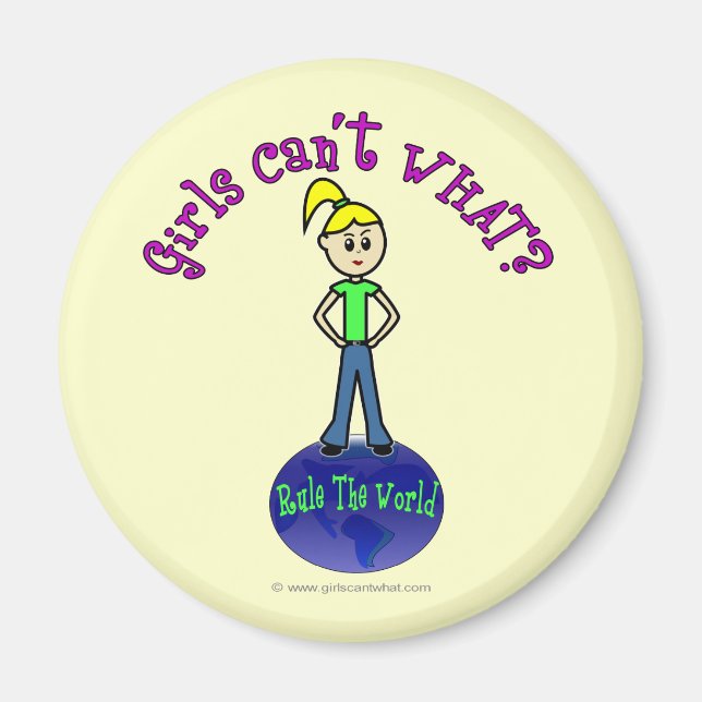 Blonde Rule of World Magnet (Framsidan)