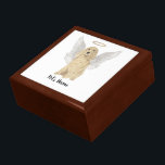 Blonde Tan Golden Cocker Spansk sympati Minnesask<br><div class="desc">Det finns de som för med sig ett ljus så underbart för världen att även efter att de är borta kvarstår deras ljus. Låt en söt keepsaklåda trösta ditt tunga hjärta när det tar en stund att minnas din älskade blonda än guldkocksspaniel. För de mest tankfulla gåvorna, koppla den med...</div>